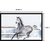 Horse Painting Poster with Frame Gloss Lamination 14X20 Inch without Glass