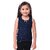 Semi Partywear western  Seperat Sleevless  for Kids Size 34- Neavy Blue Top by Triki