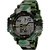 SKEMI Round Dail Green Rubber Strap Men's Automatic Watch For Men