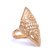 Gold Plated Intricately Designed Adjustable Ring by GoldNera