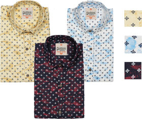 Spain Style Stylish Casual Shirts For Men's Pack of 3