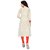 FASHION CARE Present cotton kurti for women's (speciality printed  long pattern knee length white color kurti length is