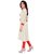 FASHION CARE Present cotton kurti for women's (speciality printed  long pattern knee length white color kurti length is