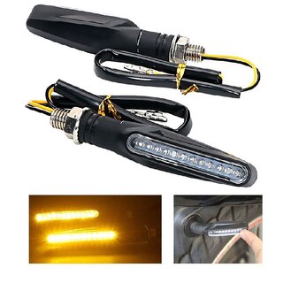Love4ride Yellow Ktm Type Led Indicator Turn Signal Lights Blinkers For All Bikers