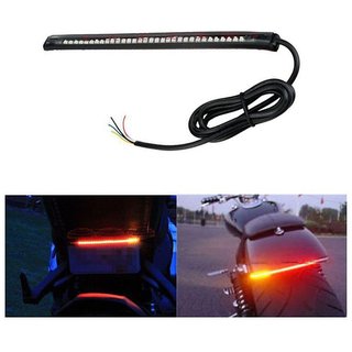 love4ride Bikers World Universal Flexible Led Strip Brake Light With Turn Signal Indicators 8 inches