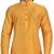 Anil Kumar Ajit Kumar Men's Beige Cotton Silk Kurta Pyjama Set