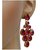 Lucky Jewellery Elegant Magenta Color Stone Necklace Set For Girls & Women