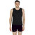 Mens Black Color Gym Vest - 100% Cotton - Size S (Small) 70 to 75 cm - Single Pcs Baniyan by Semantic