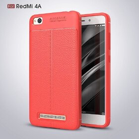 Redmi 4A Red Soft Silicon Flexible Auto Focus Back Cover