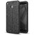 Auto Focus Leather Look Texture Soft TPU Back Case Cover For Redmi 4 - Black