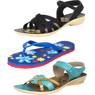Buy Armado Women/Girls Combo Pack 3 Sandals Online @ ₹1494 from ShopClues