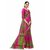 Indian Beauty Women's Multicolor Cotton Silk Festive wear Saree with Blouse