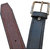 Sunshopping men's black leatherite needle pin buckle belt (PSD-TB-DTR)