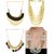 Sparkle Oxidised Multicolor Alloy Necklace Set For Women