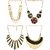 Sparkle Oxidised Multicolor Alloy Necklace Set For Women