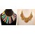 Sparkle Oxidised Multicolor Alloy Necklace Set For Women