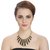 Sparkle Oxidised Multicolor Alloy Necklace Set For Women