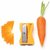 Vegetable Peeler By House of Quirk Spiral Ribbon Cutter and Shaver for Carrot, Cucumber, Potatoes - Yellow