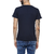 Urbano Fashion Men's Navy Blue Printed Cotton Slim Fit T-Shirt