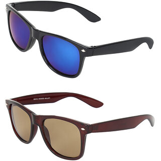 Zyaden Combo of 2 Wayfarer Sunglasses