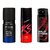 AXE + KS + Wild Stone (Set of 3 Pcs ) Deo Deodorants Body Spray For Men