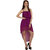 Fascinating Tiebelt Low-High Dovetail Purple One Piece Dress-Cover Up