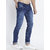 29K Men Slim Fit Stretchable Blue Whisker Jeans