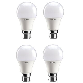 Vizio 9 Watt Premium Quality Led Bulbs (pack of 4) with 1 year warranty