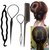 RKD women hair accessories 4pcs bun maker tool kit (black)