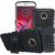 Moto Z2 Play Case, OEAGO Shockproof Impact Protection Tough Rugged Dual Layer Protective Case with Kickstand for Mot