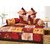 craftwell latest design 8 piece 3d printed diwan set (1 single bedsheet, 2 booster cover  5 cushion cover)