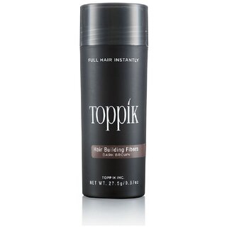 Topik-Kkk Hair Building Fiber New Bottle 27.5Gm-Dark Brown