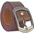 Sunshopping Casual Brown Leatherite Pin-Hole Buckle Belt For Men