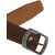 Sunshopping Casual Brown Leatherite Pin-Hole Buckle Belt For Men