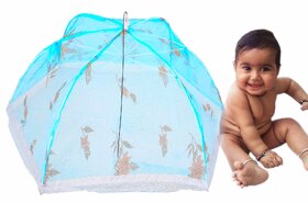 OH BABY, Baby Folding 6 SPOKE FULL SIZE PRINTED UMBRELAA Mosquito Net FOR YOUR KIDS SE-MN-27