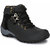 Shoe Rider Black Outdoors Lace-up Casual Shoes For Men