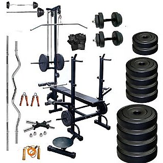 home gym combo with bench