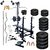 SPORTO FITNESS 20 in 1 Bench Home Gym Workout Exercise Sets with Plates + 3 Ft Curl Rod and 5 Ft Plain Rod (70 Kg)
