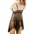 XL401 Sexy Nighty Honeymoon Women/Ladies and Girls Nightwear Net babydoll dress with G-string panty Sleepwear Free Size