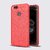 Redmi A1 Red Leather Pattern Auto Focus Back Cover