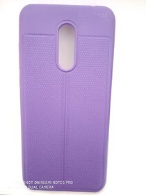 For Redmi Note 5 - Auto Focus Latest Design Soft Back Cover purple