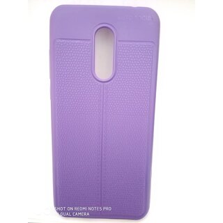 For Redmi Note 5 - Auto Focus Latest Design Soft Back Cover purple