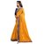 Dwarkesh Fashion Yellow Color Lace Border Work Saree With Blouse Piece(df-3006-yellow)