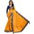 Dwarkesh Fashion Yellow Color Lace Border Work Saree With Blouse Piece(df-3006-yellow)