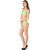 Eye-Catching Haltered Lovable Green Bikini Set