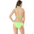 Eye-Catching Haltered Lovable Green Bikini Set