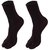 Nxt 2 Skin - Ladies Ankle Length Opaque Thumb Socks - Black(Pack of 2 pairs)