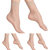Nxt 2 Skn - Ladies Transparent Nylon Ankle Socks, Sheer Ankle Stockings for Women (Pack of 3)