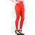 Nxt 2 Skin Ladies Footless Stocking Pantyhose, Women's Leggings Tights - Red