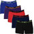 100% Cotton Brief - Combo of 5 Underwear Available in Black, Navy Blue, Red, Royal Blue & Purple Colors in Size L (Large) with Regular Rise & Elastic Waistband  - Set of 5 Waist